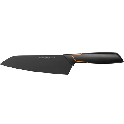 Svart kökskniv Fiskars Edge med ergonomiskt handtag, Nordic Cookware köksredskap