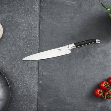 Laguiole By Hâws kockkniv 25,4 cm, handtag i svart trä