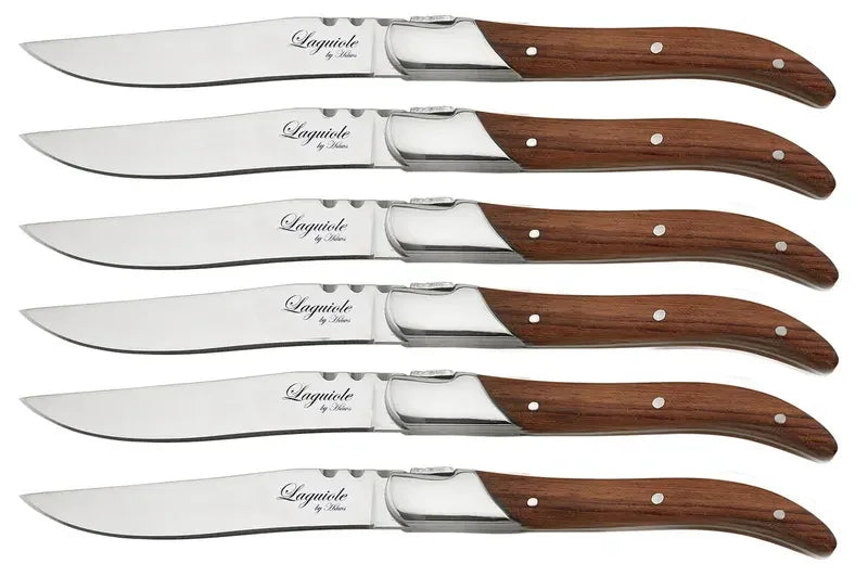 Laguiole By Hâws Steak Knife 6 Pcs Rosewood