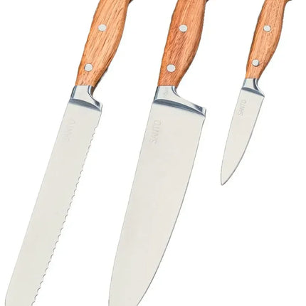 Hâws Santo kockset med 3 delar, handtag i ekträ FSC-certifierat