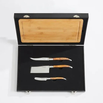 Laguiole By Hâws ostset med 3 delar och tapasbräda