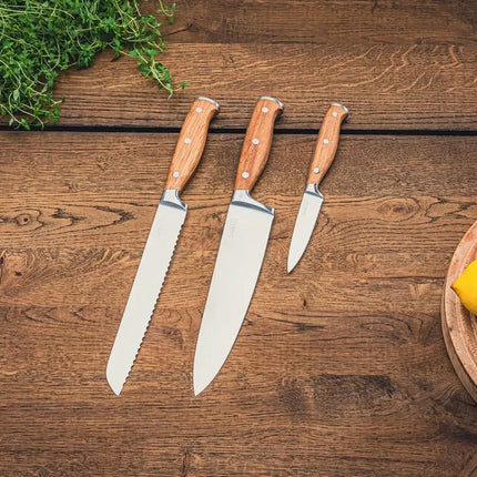 Hâws Santo kockset med 3 delar, handtag i ekträ FSC-certifierat