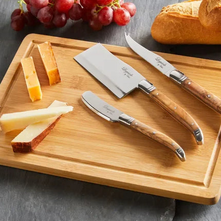 Laguiole By Hâws ostset med 3 delar och tapasbräda