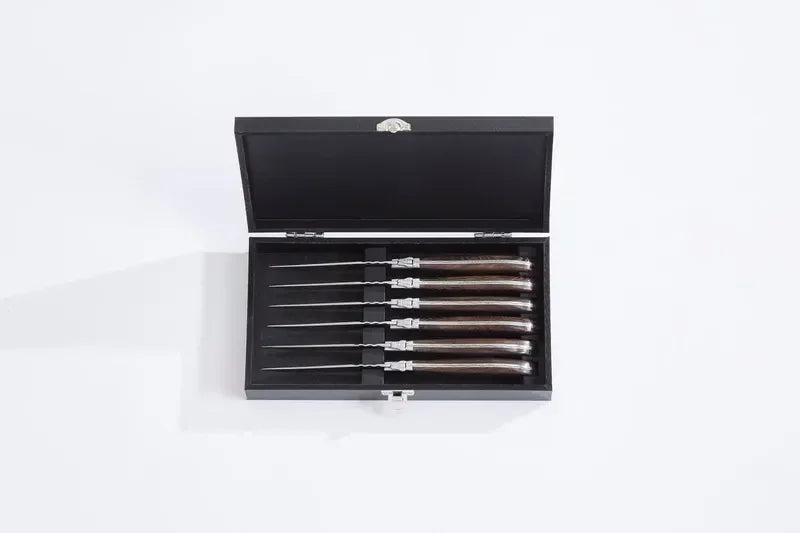 Laguiole By Hâws grillknivar 6-pack, handtag i wengéträ