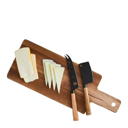 Santo ostset med 2 knivar och skärbräda