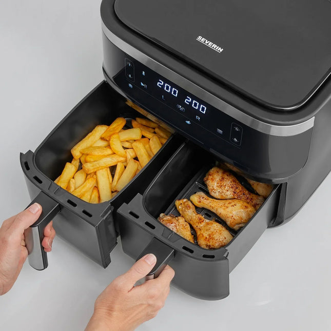 Fritös Air-Fryer Dubbel 2x 4 liter FR 2453