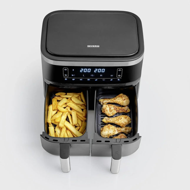 Fritös Air-Fryer Dubbel 2x 4 liter FR 2453