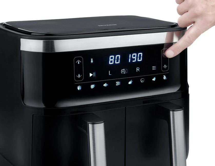 Fritös Air-Fryer Dubbel 2x 4 liter FR 2453