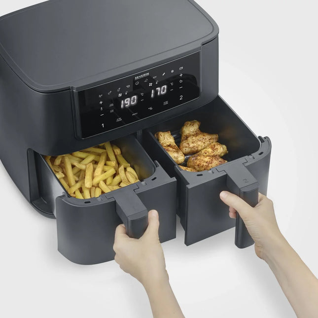 Fritös Air-Fryer Dubbel 2x 4 liter FR 2463